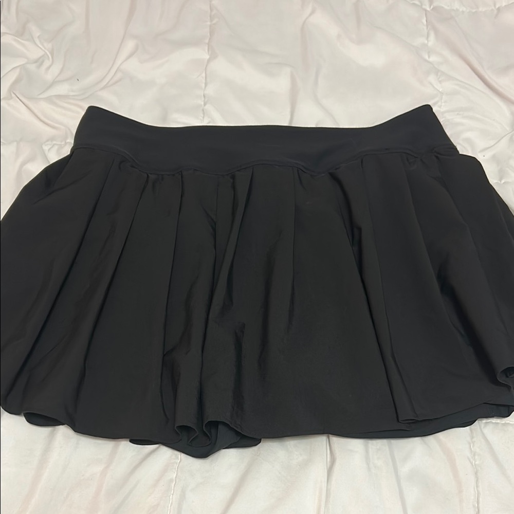 All In Motion Black Ruffle Tennis Skirt